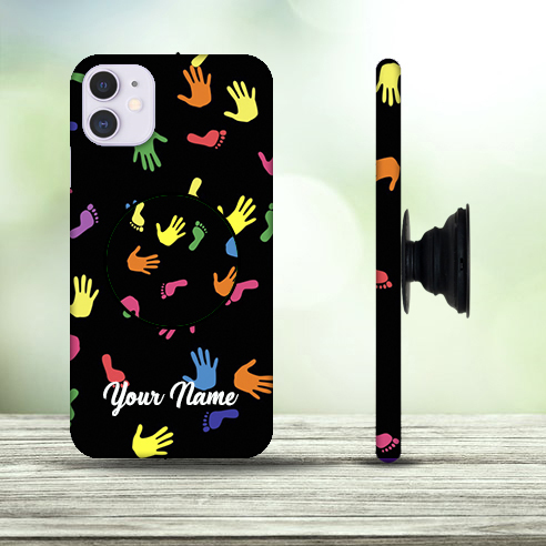 Baby Hands Phone Case with Pop Holder