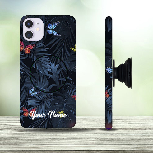 Nature Love Neon Phone Case with Pop Holder