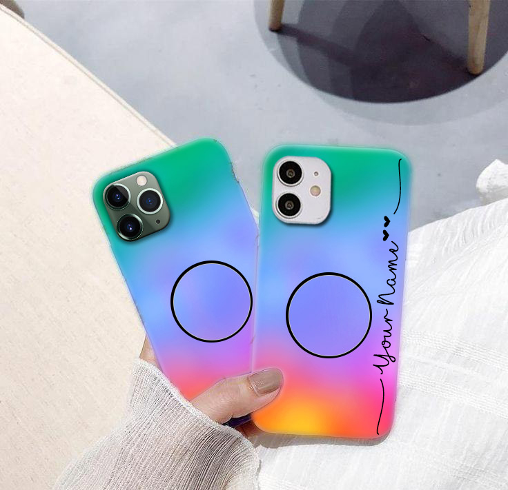 138 – Rainbow Phone Cover with Name