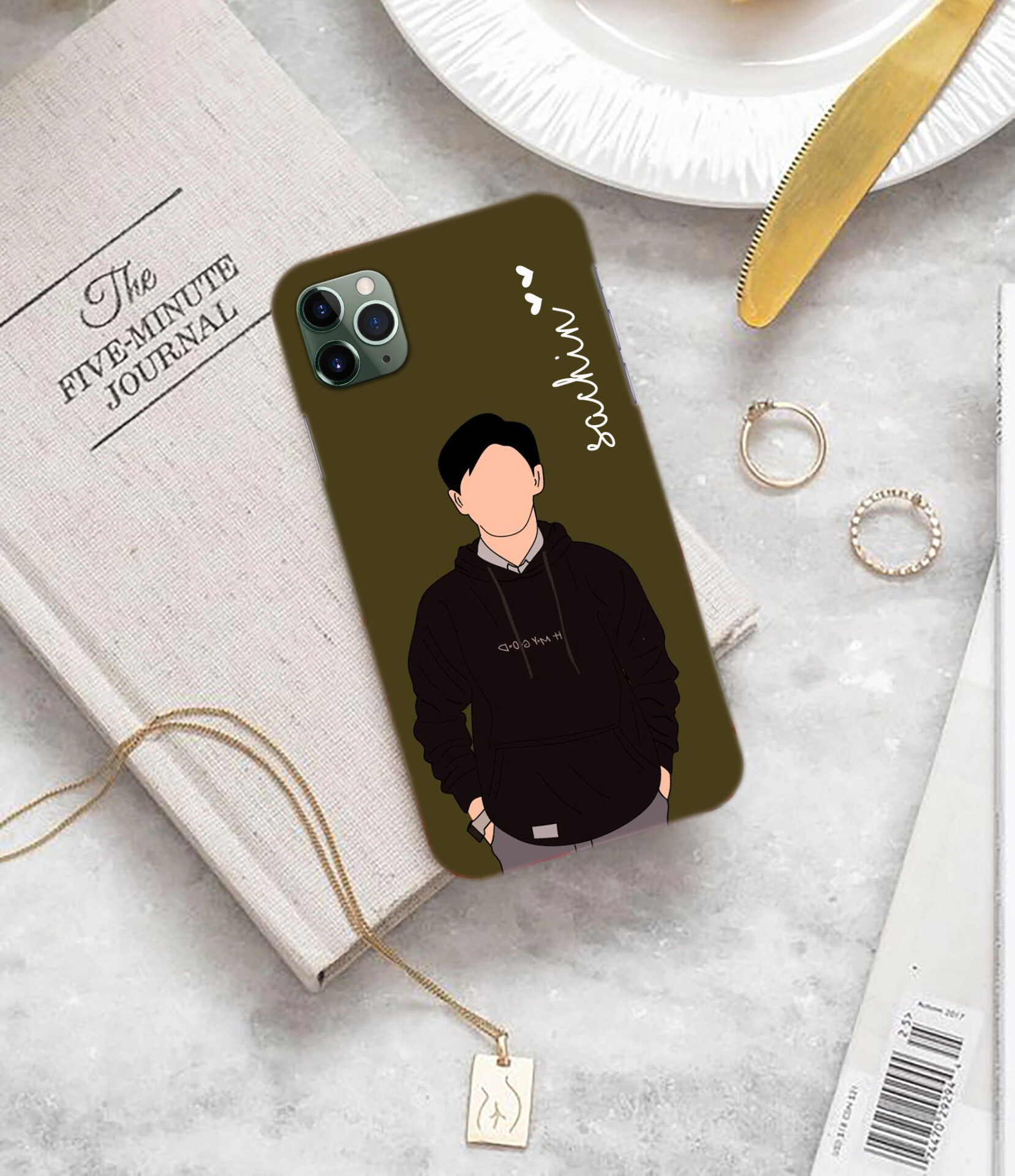 63 – Phone Cover With Custom Name For Boys