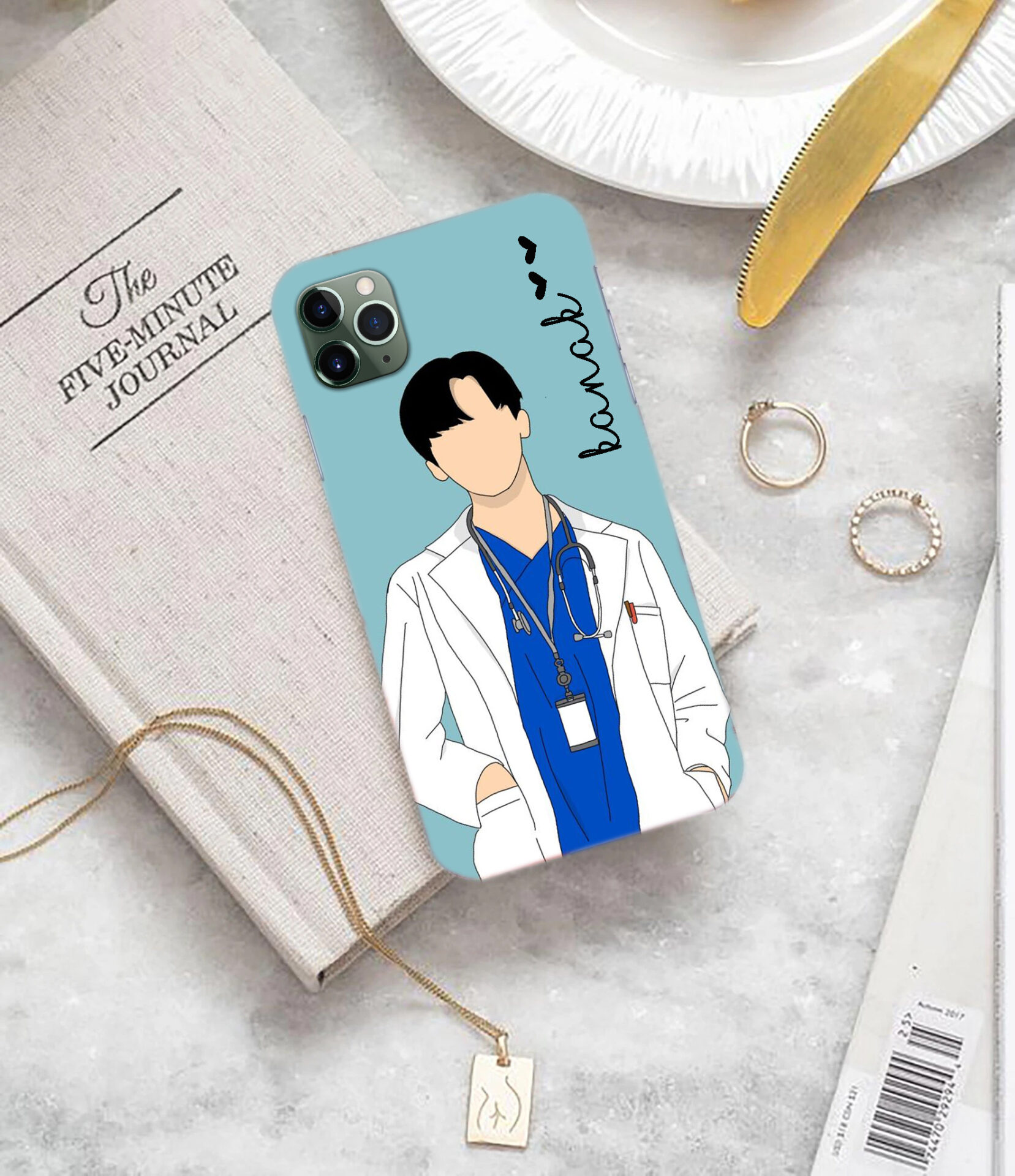 70 – Custom Name Phone Case for Doctors